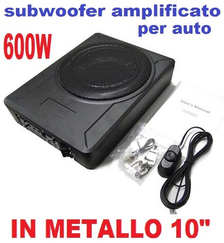 Subwoofer sottosedile auto - subwoofer,